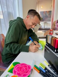 Celebrating birthday in the Sky Room